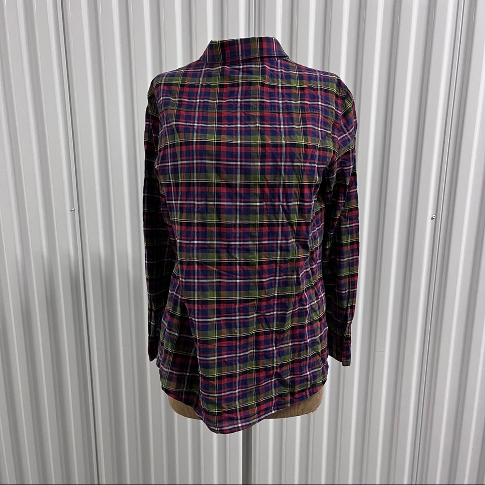 J. Mclaughlin Plaid Print Button Down - image 4
